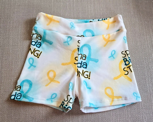 Spina Bifida Strong Biker Shorts