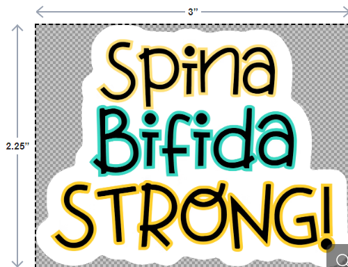 Spina Bifida Awareness Sticker Collection